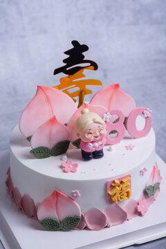 寿星蛋糕图片,寿星蛋糕，见证岁月的美好